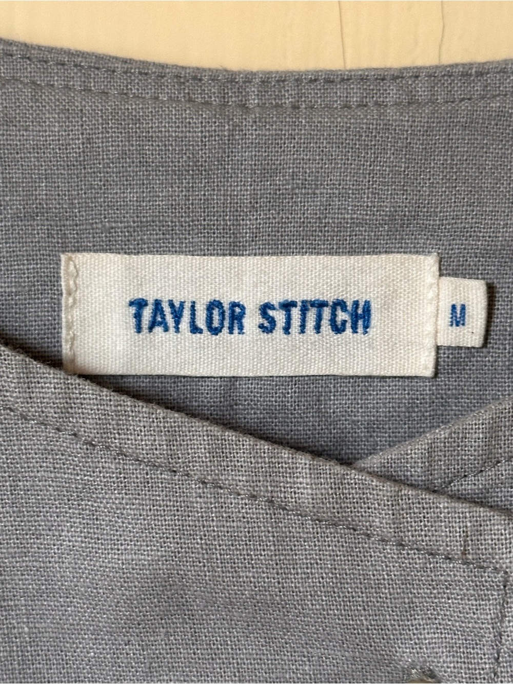 Taylor Stitch Women’s Juniper Dress - Smoke Grey - Size M / Medium - Picture 3 of 4